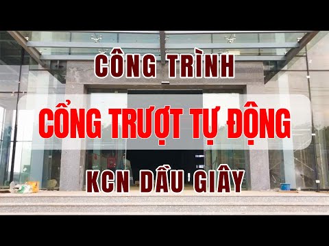 Công trình cửa trượt tự động KTH AD3 tại công ty Tân Nam Lộc