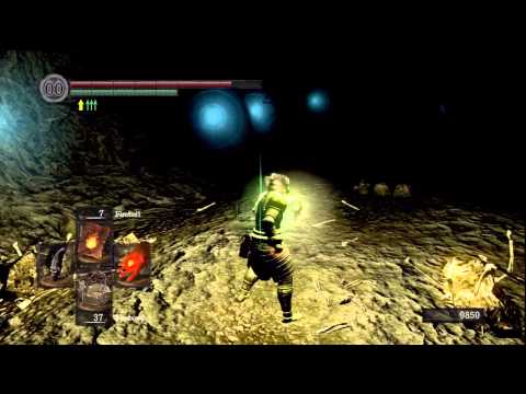 Dark Souls - Entering Tomb Of The Giants ( HD ) Patches trys to kill me!