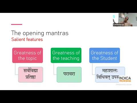 Mundakopanishad - Session 5 (May 22 2022) - Mantras 1.1.4-1.1.5