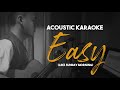EASY - Lionel Richie/The Commodores (Acoustic Guitar Karaoke Backing Track With Lyrics)