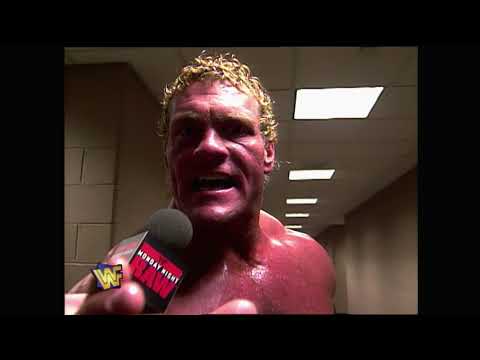Sycho Sid promo after taking Super Kick from WWF Champ Shawn Michaels! (WWF)