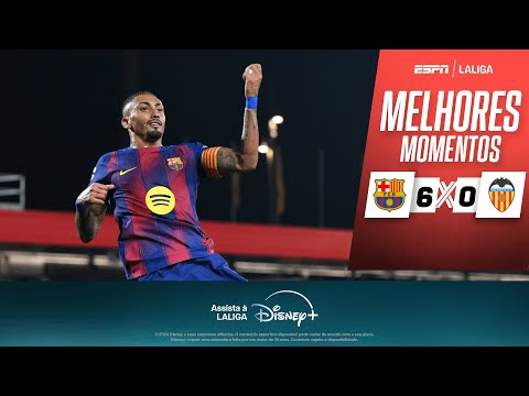 Gols e lances de Barcelona x Valencia