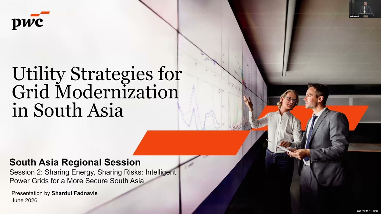 Sector/Thematic Session Intelligent Power Grids for a More Secure South Asia