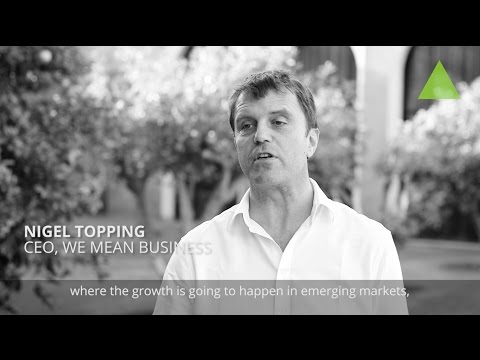 Infrastructure investment can unlock low carbon economies - Nigel Topping, CEO of We Mean Business