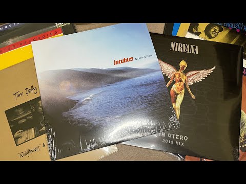 ASMR Vinyl Unboxing #3: Nirvana, Miles Davis, Tom Petty, & More!  (No Talking, Wrapper Sounds)