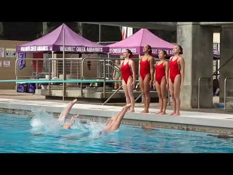 Routine 3   WALNUT CREEK AQUANUTS   Junior Team Tech