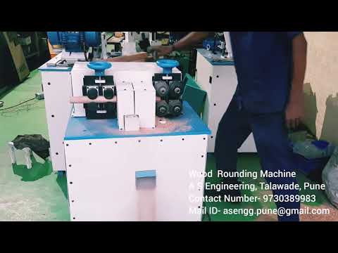 Wooden wood rounding machine, for electric