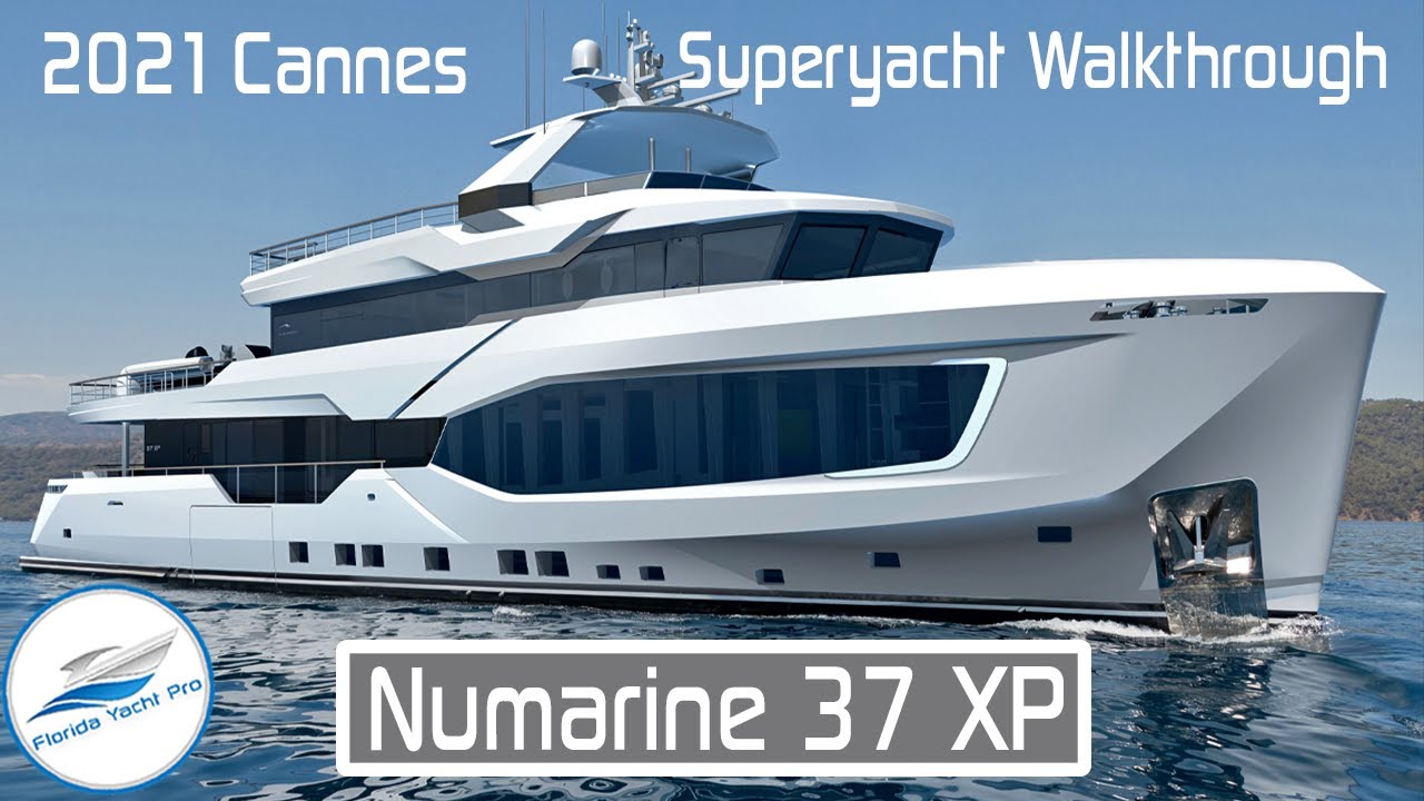 Walkthrough - Numarine 37XP at the 2021 Cannes Yacht Show