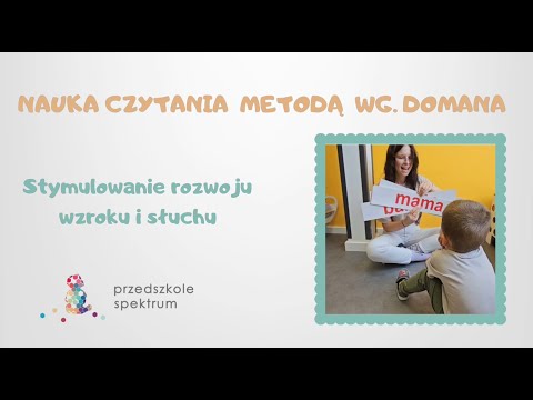 Nauka czytania metodą Domana - -jako jedna z wielu metod terapii dziecka ze spektrum autyzmu