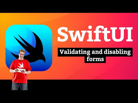 Validating and disabling forms – Cupcake Corner SwiftUI Tutorial 4/9 thumbnail