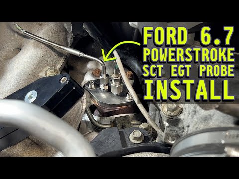 Ford 6.7 SCT EGT Probe Install