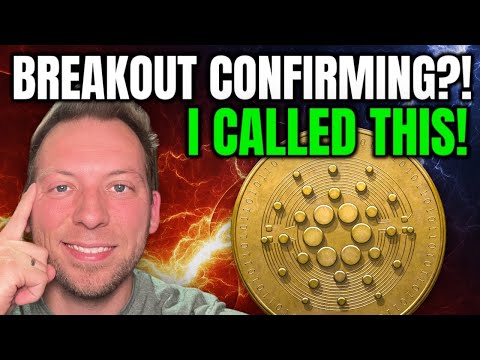 CARDANO ADA - BREAKOUT CONFIRMING?!! I TOLD YOU THIS WOULD HAPPEN!