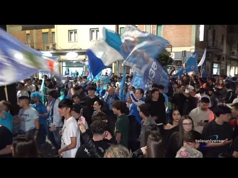 CASSINO: Festeggiamenti scudetto del Napoli del 24-05-2025