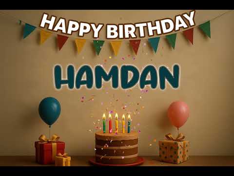 HAMDAN’s Happy Birthday Song 🎈 | Custom Track by XBirthdays for Kids & Adults