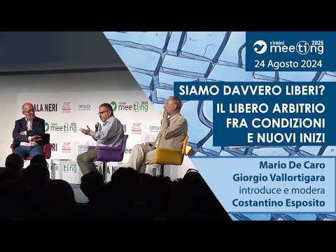 M. De Caro, G. Vallortigara: Siamo davvero liberi? Il libero arbitrio fra condizioni e nuovi inizi