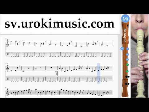 Hur Man Spelar Blockflöjt (Barock) Calvin Harris ft. Rihanna - This Is What You Came For Noter Tabs