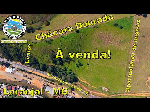 CHÁCARA DOURADA A VENDA ! TERRENO URBANO EM LARANJAL MG  CONTATO GERALDO LOURIVAL 32 99979-6057