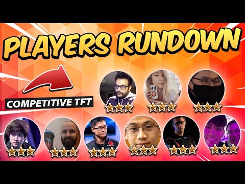 Intro to Some of the NA Competitive TFT Streamers.