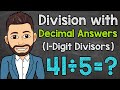 Whole Number Division with Decimal Answers (1-Digit Divisors) | Math with Mr. J