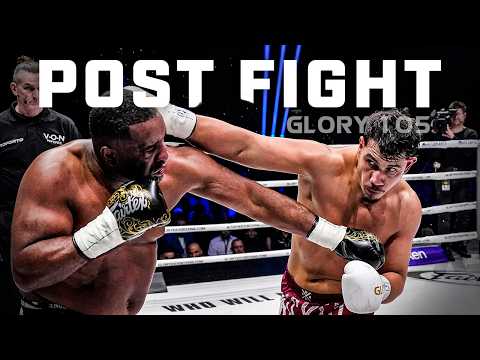 GLORY 105 Post Tournament Quarter-Finals Interview: Anis Bouzid