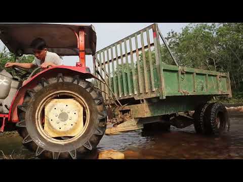 Timelapse VIDEO: Full 180 Days Building Farm Alone.  Building Underground Rock Shelter \ Junni