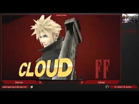 Eruption 1 Smash 4 - Zarcos(Cloud) vs Johan(Mr. Fit, Sonic, Robin) - Grand Finals