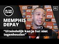 Memphis Depay over winst: 'Uiteindelijk kan je het niet tegenhouden'