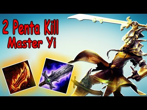 2 Penta Kill Master Yi | LOL Gameplay | Phantom Dancer