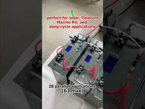 BSLBATT 28 groups (maximum 63 groups) 48V 100AH LiFePO4 parallel test