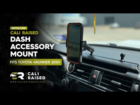 How to Install Dash Accessory Mount For 2010-2024 Toyota 4Runner | Cali Raised