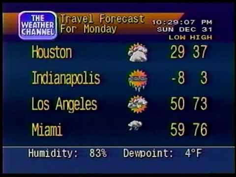 WeatherStar 4000 Simulated - 12/31/2017 from Cincninati, OH
