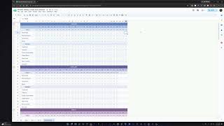 Dynamic Monthly, Weekly, & Daily Task Schedule Planner Google Sheets Template