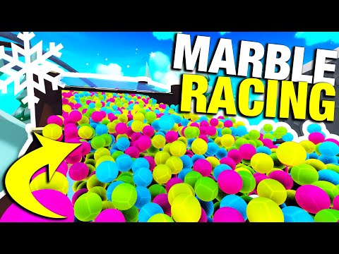HUGE Marble Run!!! + Marble CAMERA on MASSIVE JUMPS! - Marble World