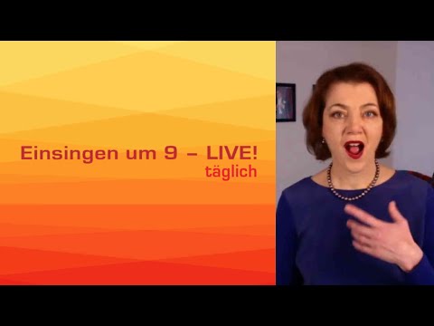 Einsingen um 9 vom 30.03.2020 - SCHWUNGÜBUNGEN - mit Barbara Böhi