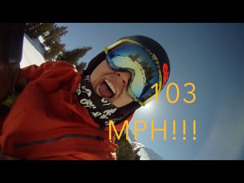 I Snowboarded At 103 mph!