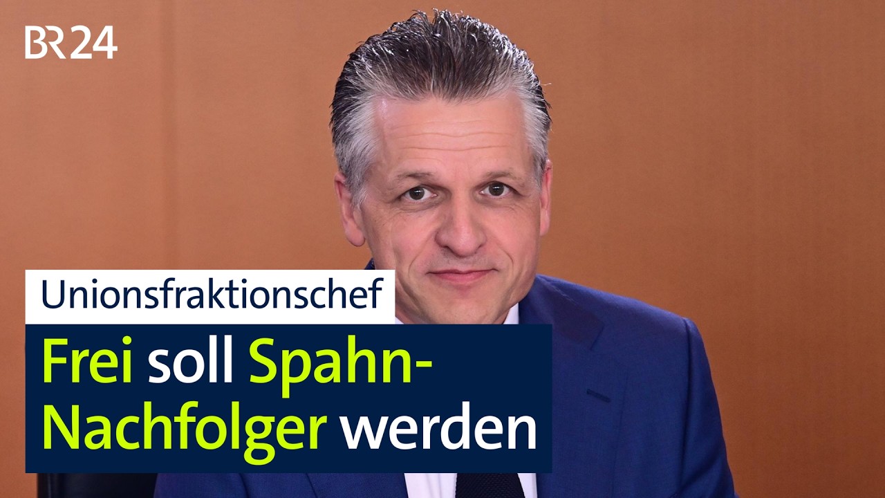 Spahn-Nachfolge: Frei soll Unionsfraktionschef werden | BR24