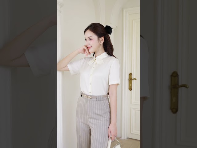 PH33AS029 - Áo lụa ánh vân