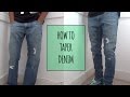 How to Taper Denim | ElevatedIke How to Taper Denim | ElevatedIke