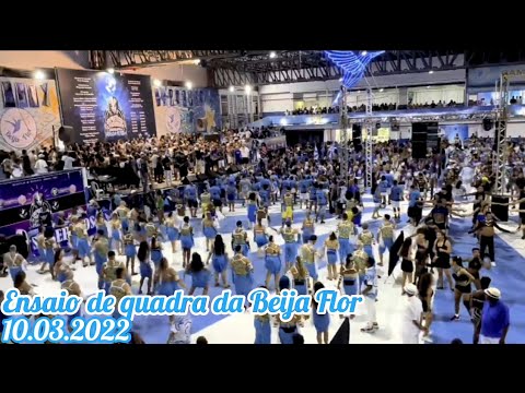 Ensaio de quadra da Beija Flor -10.03.2022 - visão aérea