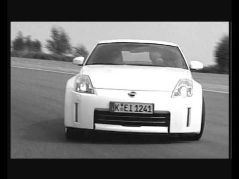 BILSTEIN road testing Nissan 350Z at the Papenburg test track