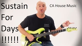 Video thumbnail for Schecter Sustainiac Guitar Pickup Demo! by C. A. House Music