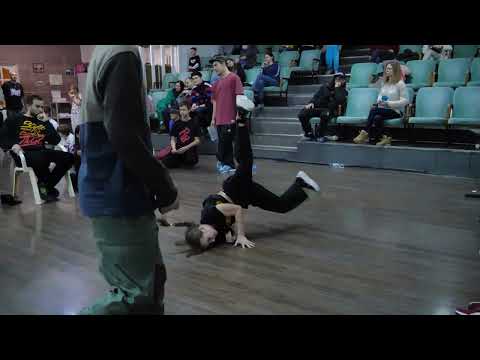 kids pro bgirl POSYA ROCK vs bboy Ilya - "ALL OPTION" break dance battle