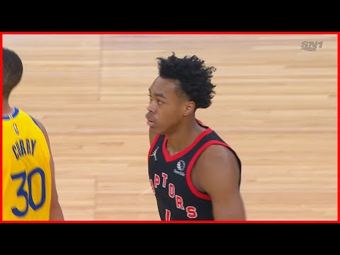 Scottie Barnes No Look BULLET PASS to Siakam! | Raptors vs Warriors | Nov 21, 2021 | 2021-22 Season