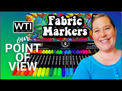 Hippie Crafter Fabric Markers - WTI product video review