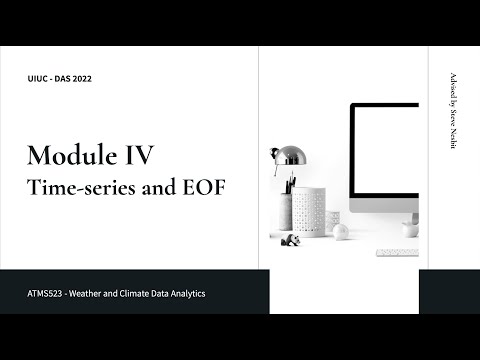 ATMS 523 - Timeseries and EOF Analysis (Module 4)