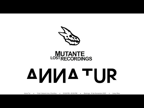 Anna Tur @ Club Cultural Lima, Peru [16.11.2025]
