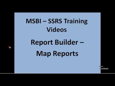 MSBI - SSRS - Report Builder - Map Reports
