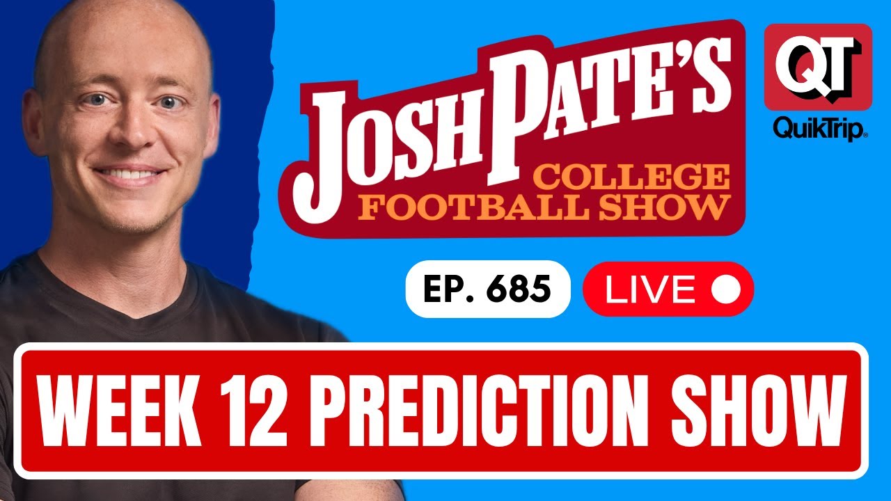 Week 12 Prediction Show | CFP Rankings Reaction | New JP Poll | Latest Coaching Search Intel