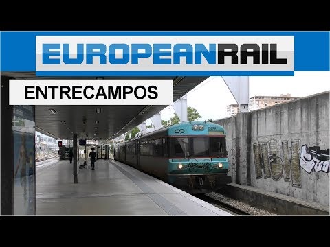 Comboios de Portugal CP Regional Automotoras 0450 Train 0458 - Estação de Entrecampos + announcement