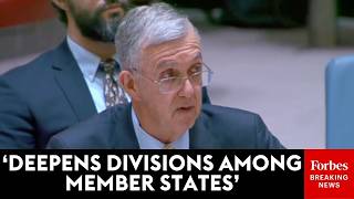 Brazilian UN Ambassador Calls Out 'Double Standards' In Applying Int'l Law Amid Iran, Ukraine Wars